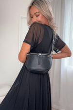 Dani Leather Hand Bag Black