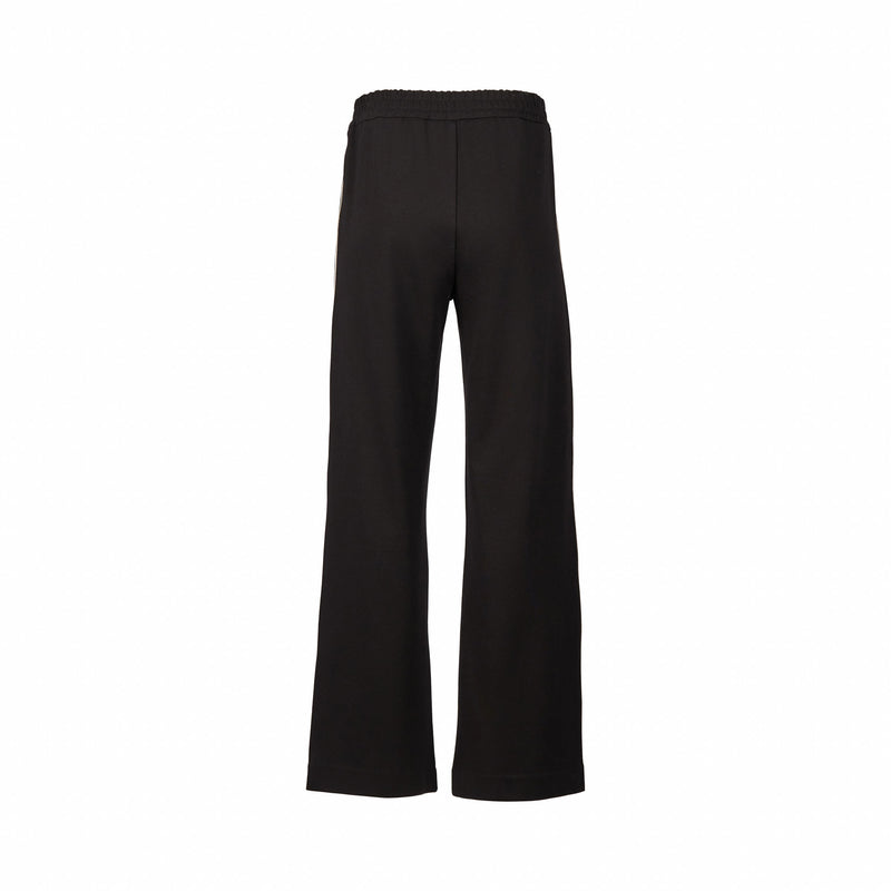 Wide Leg Pull On Pants Black