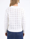 Carter Knit White