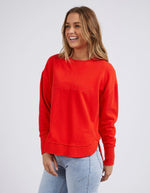 Simplified Crew Bright Red