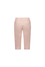 Below Knee Slim Leg Shorts Soft Pink