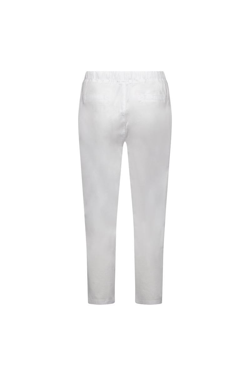 7/8 Length Skinny Leg Pants White