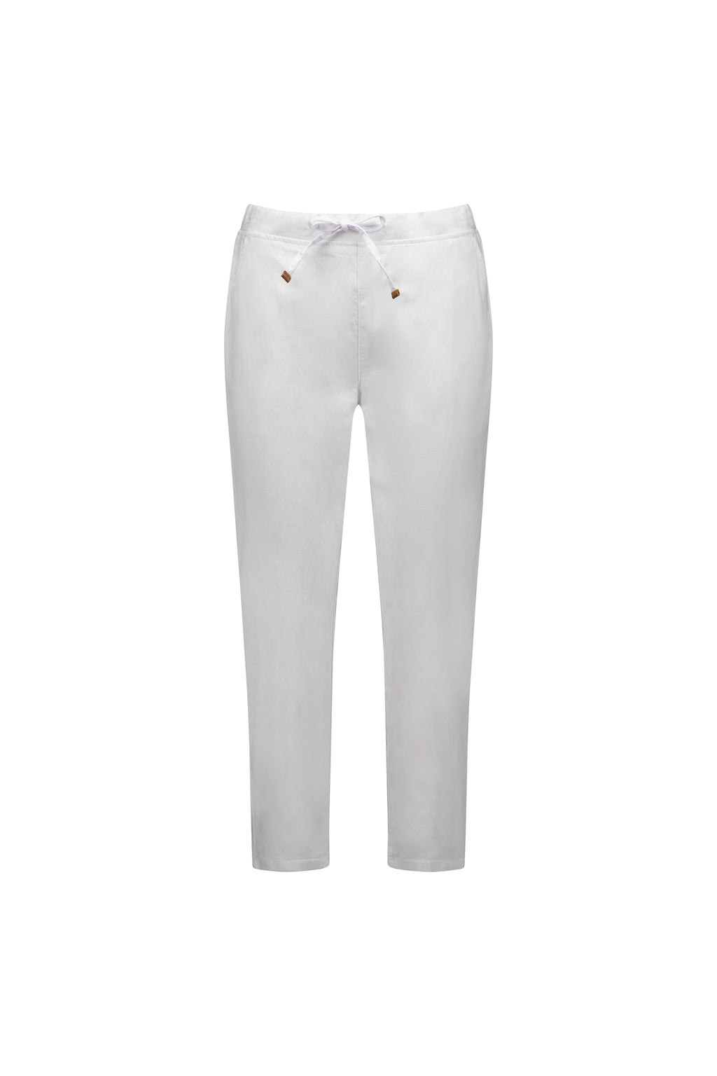 7/8 Length Skinny Leg Pants White