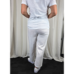 7/8 Pants White