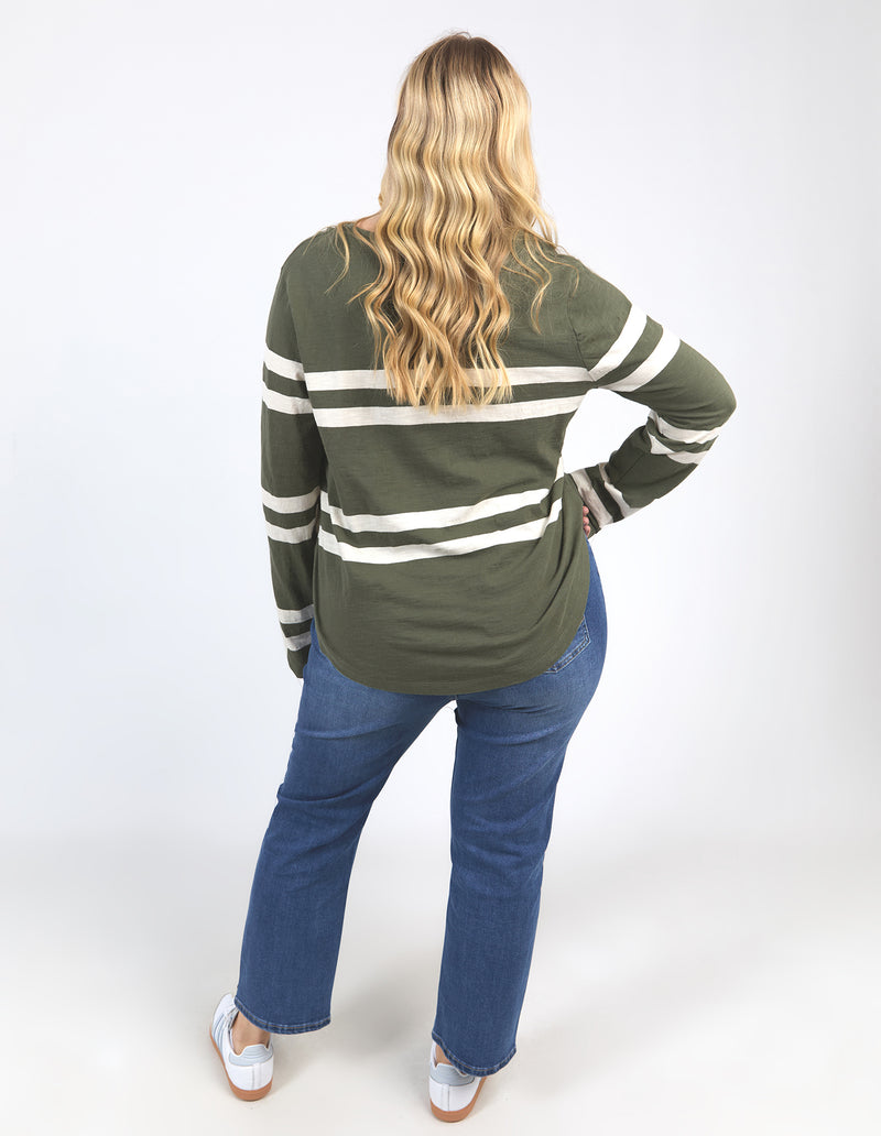 Allegra L/S Tee Clover Green