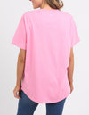 Daisy Spot Tee Strawberry Pink