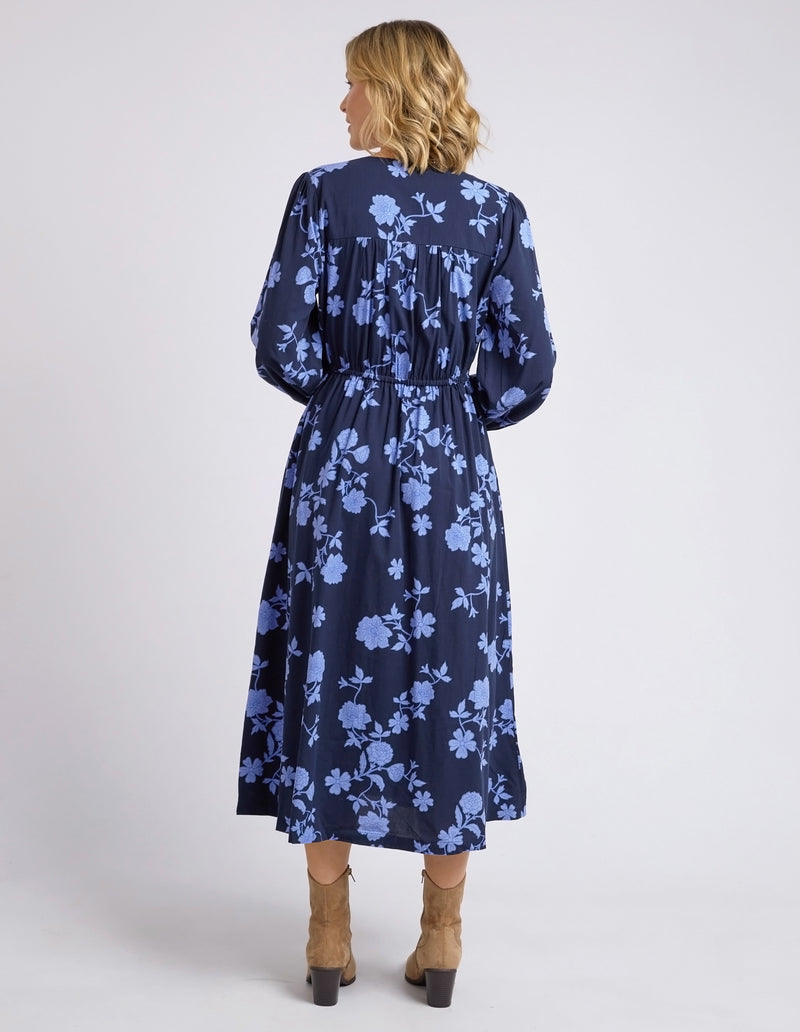 Kacey Floral Dress Navy