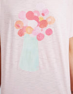 Janey Floral Tee Pink