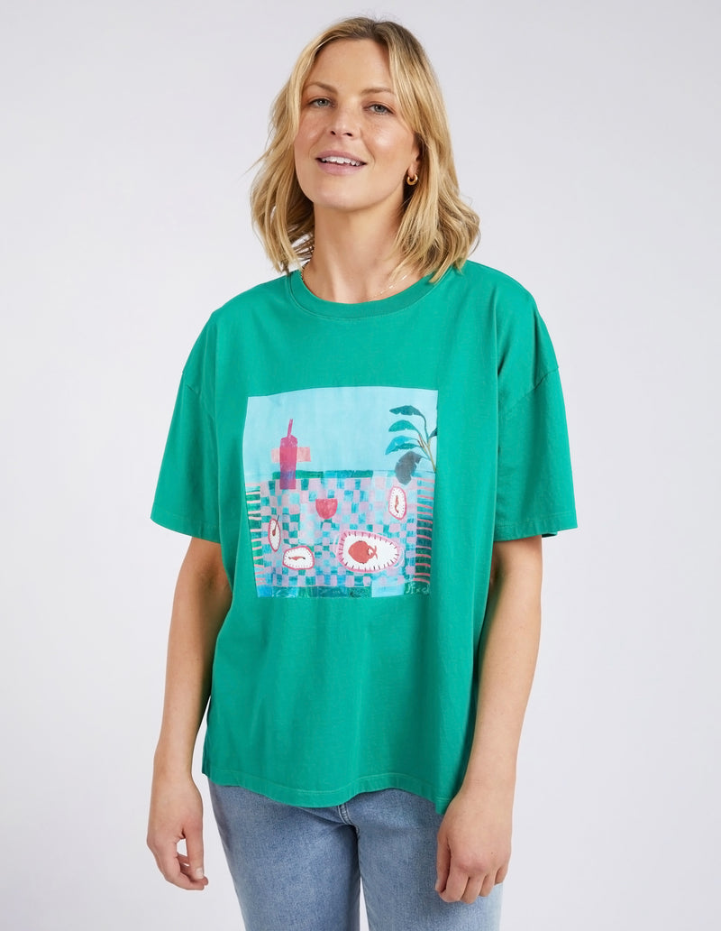 Island In The Sun Tee Green