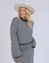 Rosie Stripe Knit Navy