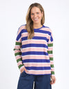 Ribbon Long Sleeve Tee Multi