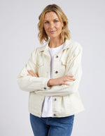 Tilly Jacket Pearl White