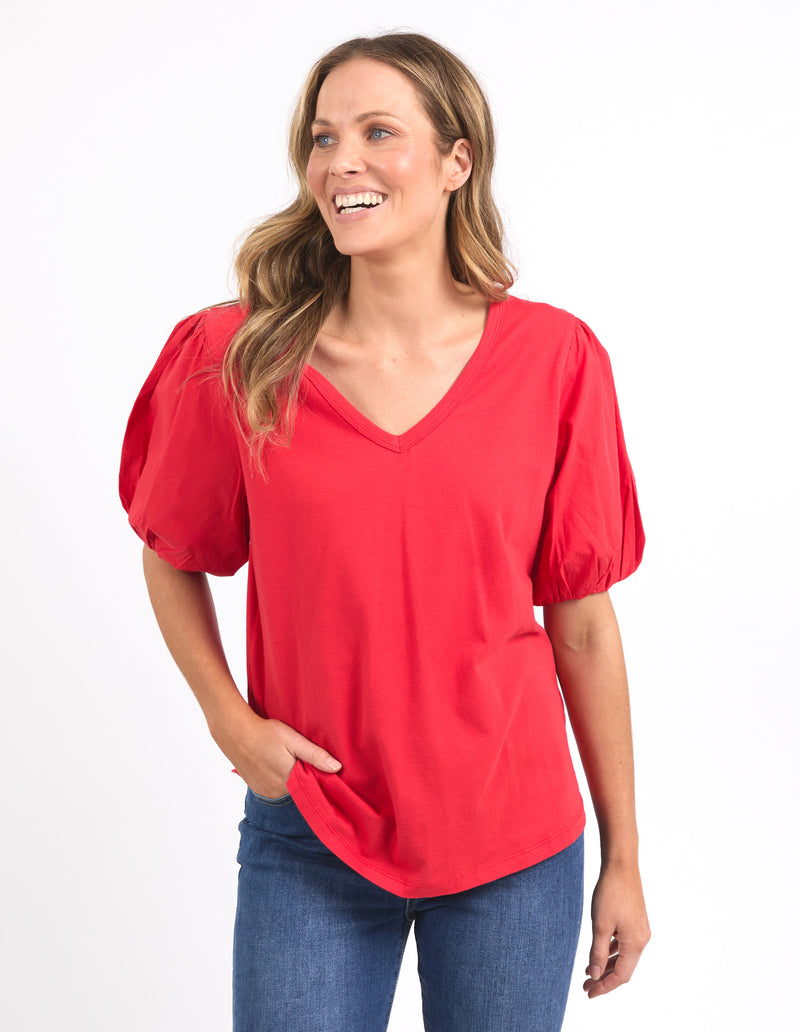 Joy Tee Bittersweet Red