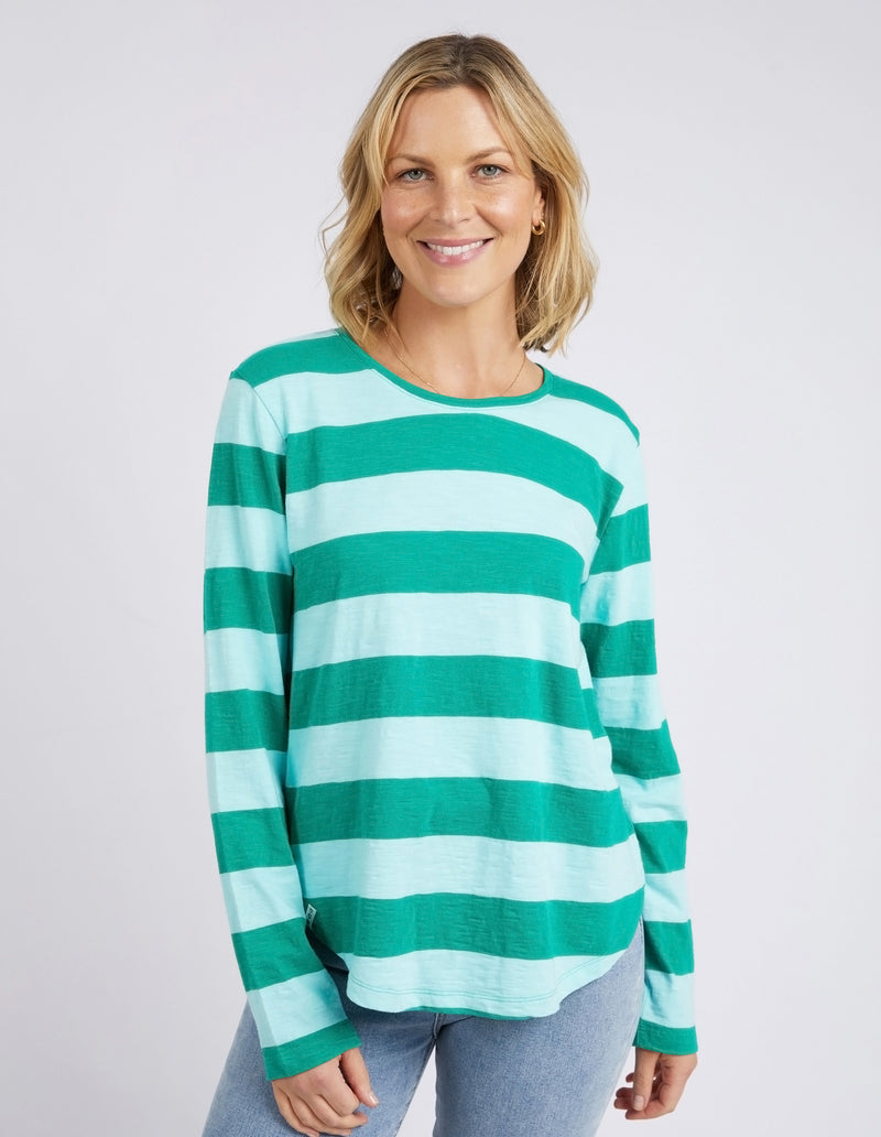 Spritz Stripe Tee Green