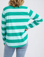 Spritz Stripe Tee Green