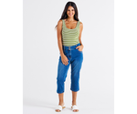 Alessi Crop Jeans True Blue