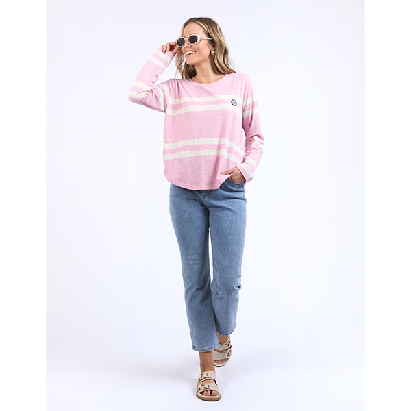 Allegra L/S Tee Soft Pink