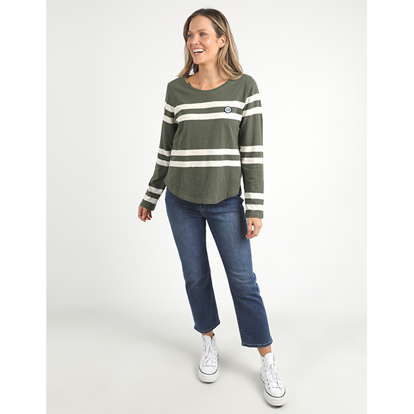 Allegra L/S Tee Clover Green