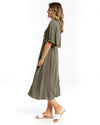 Cora dress olive branch