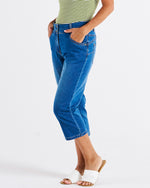 Alessi Crop Jeans True Blue