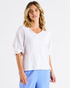 Elanora Linen Blouse White