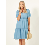 Beatrice Dress Chambray