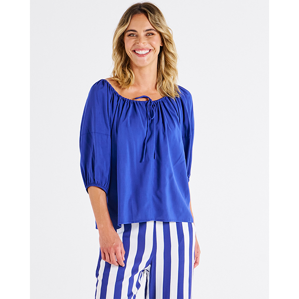 Camilla Blouse Blue