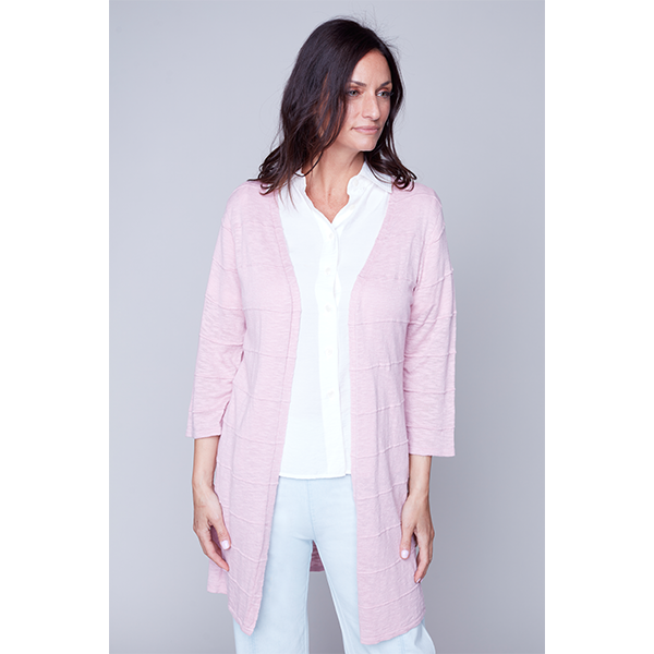 L/S Cardigan Pink