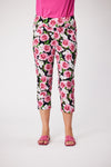 Ursula 3/4 Printed Pants Black Rose