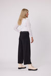 Knit Palazzo Pants Black