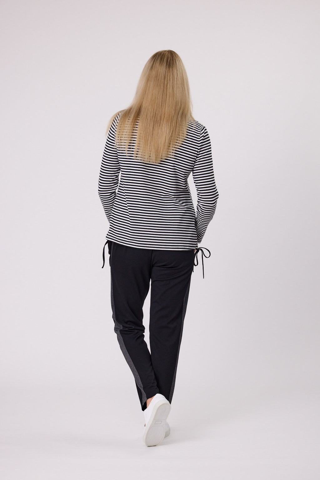 Harlow Knit Top Black/White