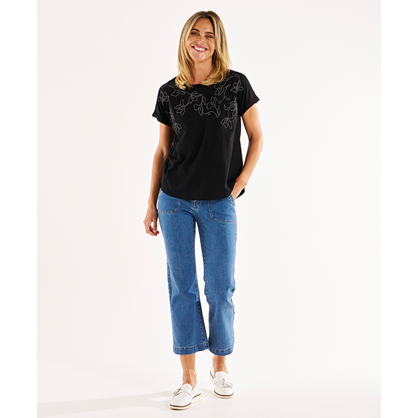 Hailey SS Tee Black 