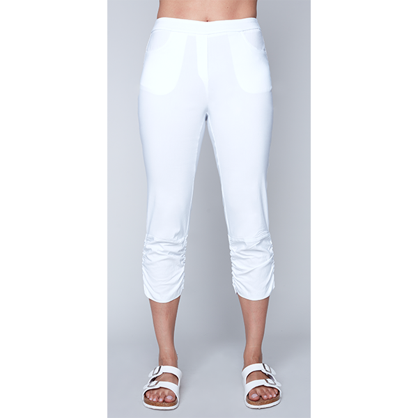 Italian Capri Pants White