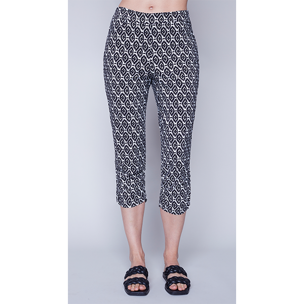 Italian Capri Patterned Pants