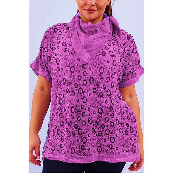 Italian Daisy S/S Top Fuchsia