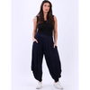 Italian Harem Pants Navy