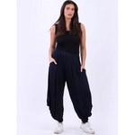 Italian Harem Pants Navy