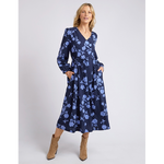 Kacey Floral Dress Navy