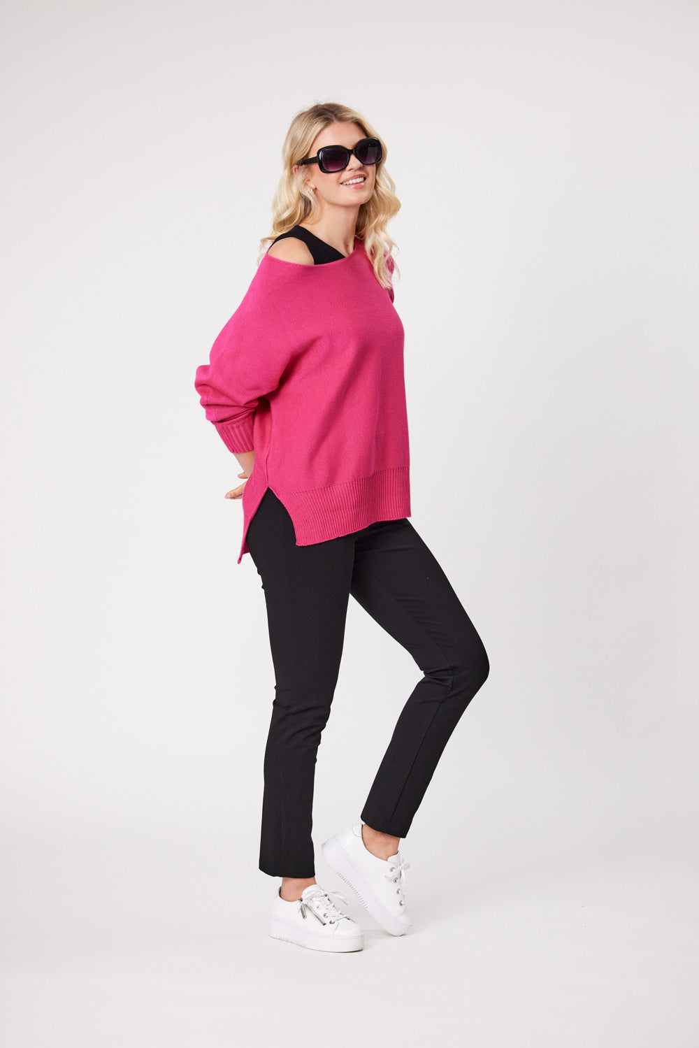 Fionna Knit Cerise