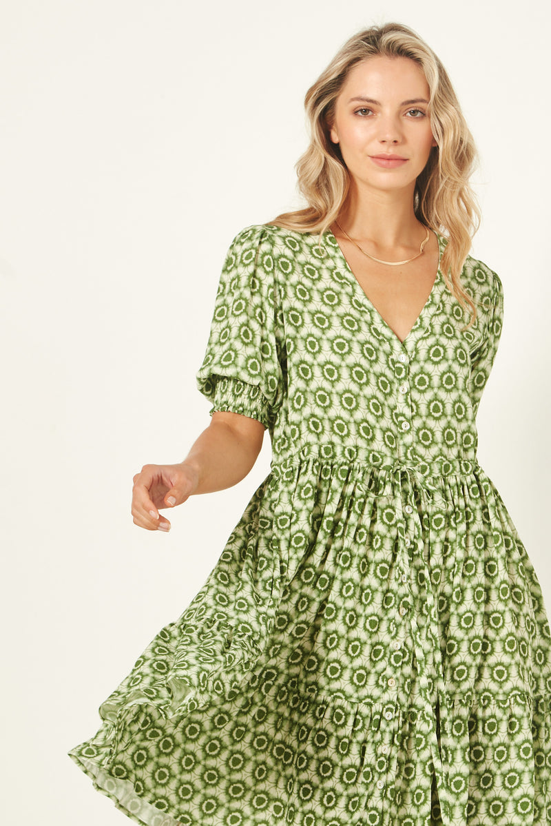 Mila Dress Green