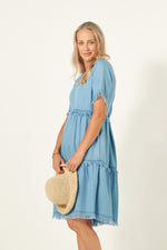 Beatrice Dress Chambray