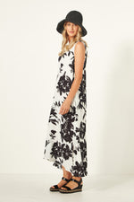 Ana Dress Black/White