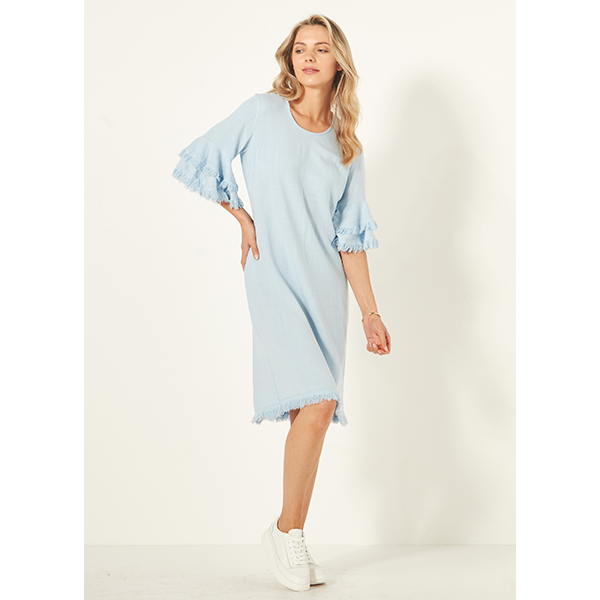 Lurdes Dress Sky Blue