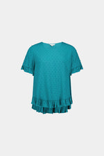 Madelaine Top Teal