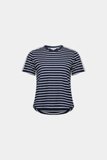 Mia Top Navy Stripe