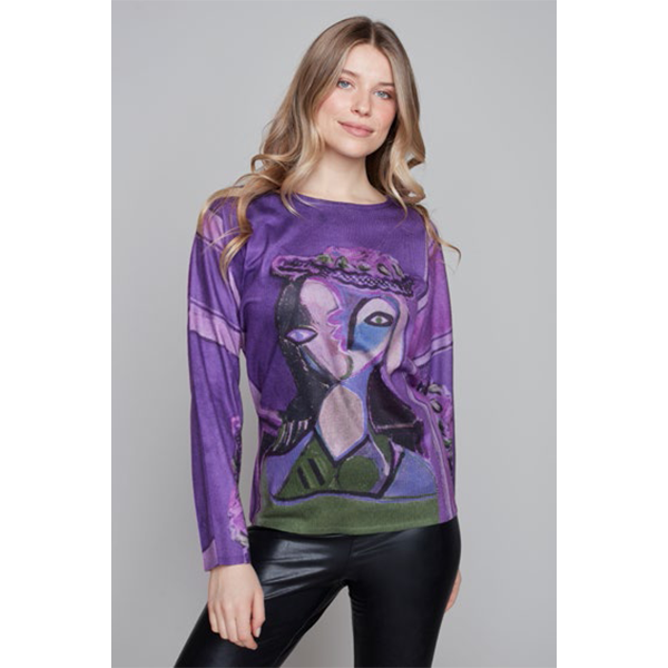 Novelty Sweater Violet