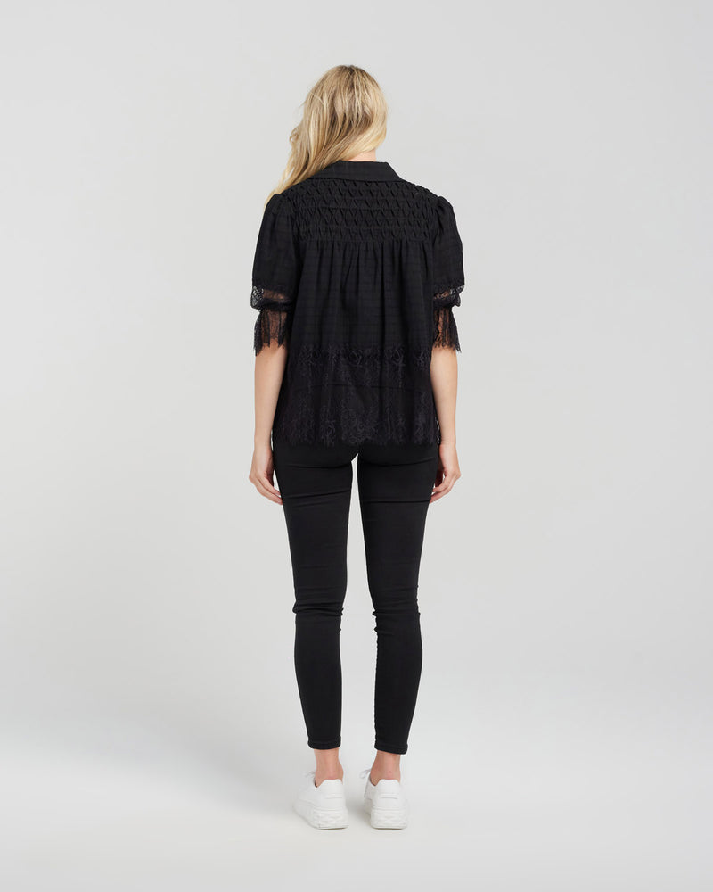 Gail Top Black