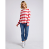 Spritz Stripe Tee Coral