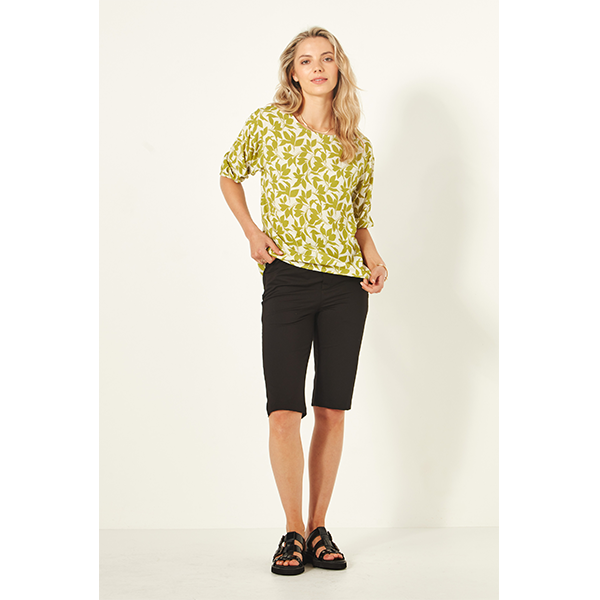 Sybil Top Lime Print