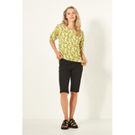 Sybil Top Lime Print